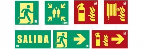 Aplicación de la normativa para señalización de vías de evacuación
