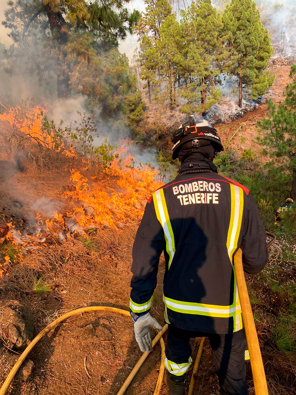 airfeu grave incendio Caldera Taburiente La Palma