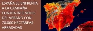 España se enfrenta a la campaña contra incendios del verano con 70.000 hectáreas arrasadas