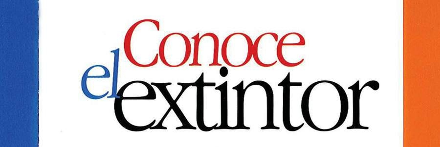 En este momento estás viendo Conoce el extintor
